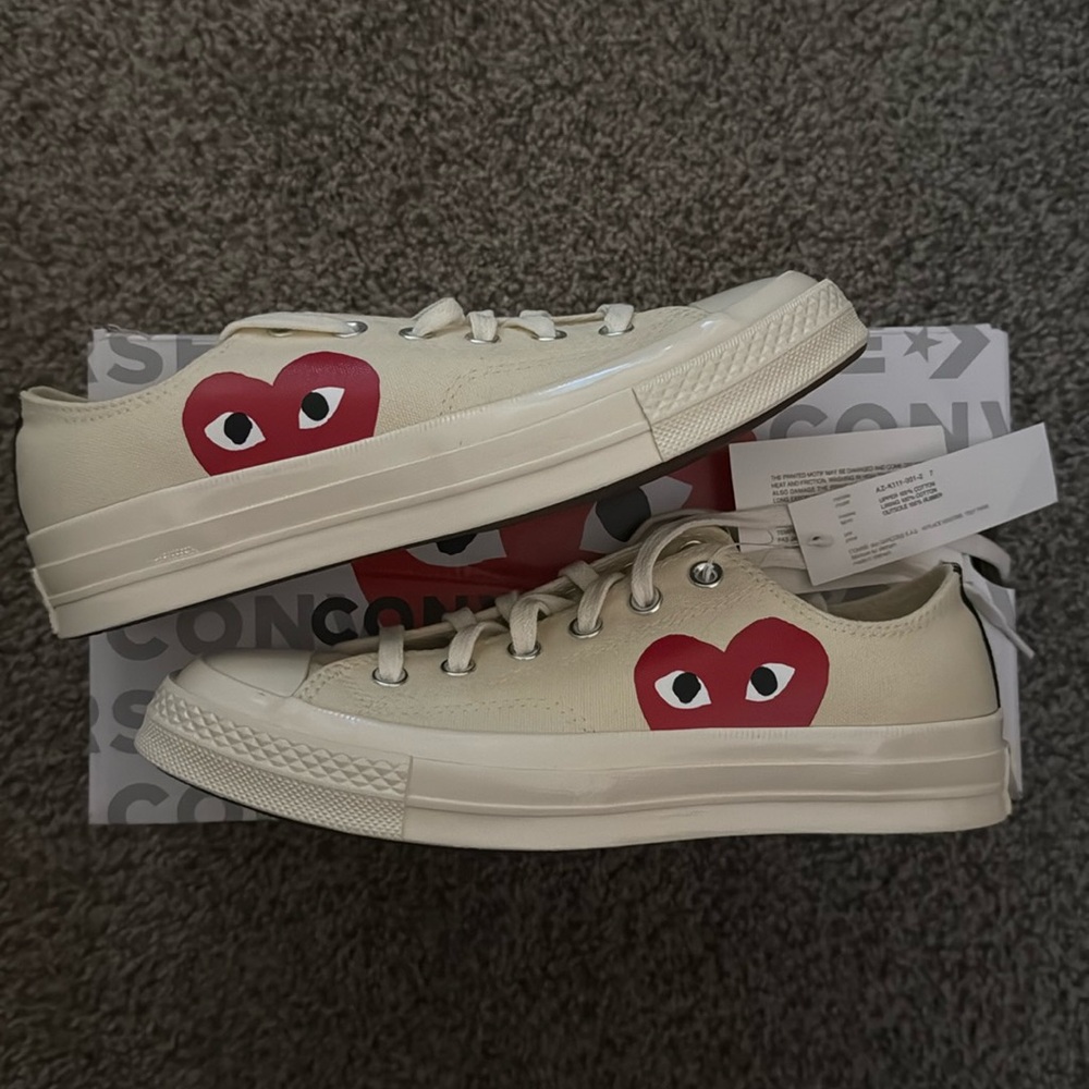 Commes des Garcons Converse low top brand new sz M7 W9
